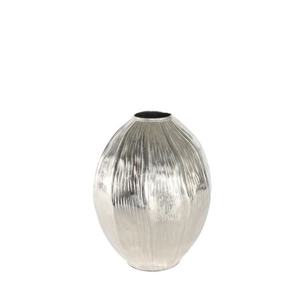 Eros  Seed Vase - Silver - Medium H22.5 x Dia18cm