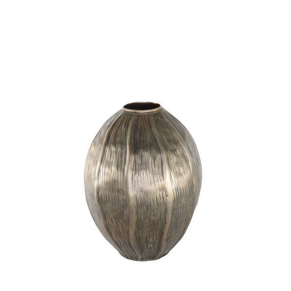 Eros Seed Vase -  Antique Gold - Medium H22.5 x Dia 18cm