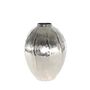 Eros Seed Vase - Silver - Large H29.5 x Dia 22cm