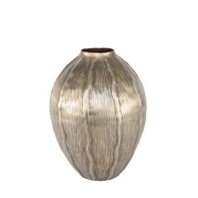 Eros Seed Vase - Antique Gold - Large H29.5 x Dia 22cm