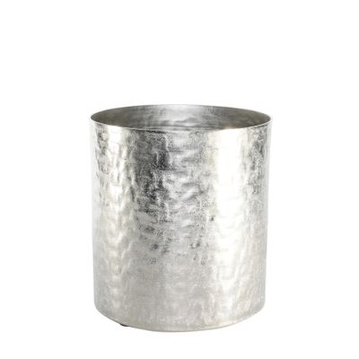 Apollo Cylinder - Silver - Medium H22 x Dia21cm