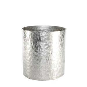 Apollo Cylinder - Silver - Medium H22 x Dia21cm
