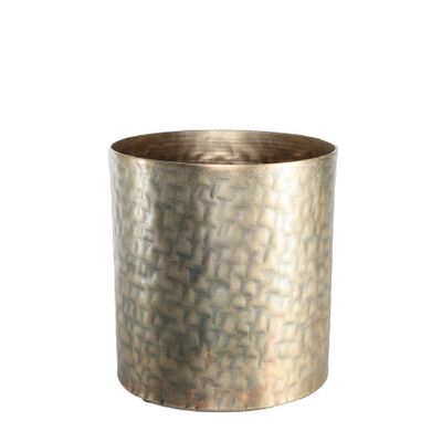 Apollo Cylinder - Antique Gold - Medium H22 x Dia21cm