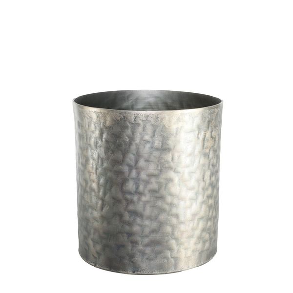 Apollo Cylinder - Antique Silver - Medium H22 x Dia21cm