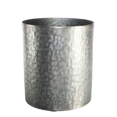 Apollo Cylinder - Antique Silver- Large - H28 x Dia25cm