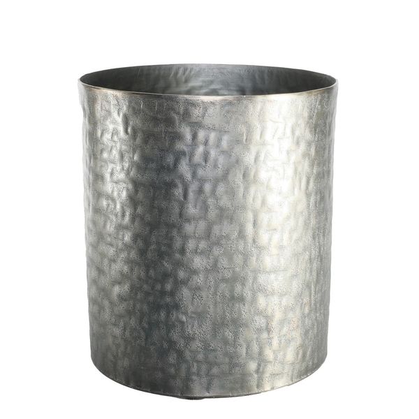Apollo Cylinder - Antique Silver- Large - H28 x Dia25cm