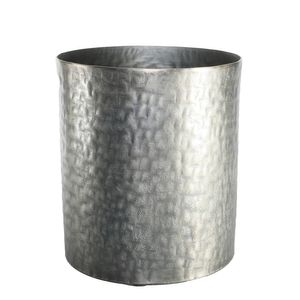Apollo Cylinder - Antique Silver- Large - H28 x Dia25cm