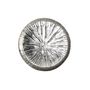 Eros Lily Plate- Silver - Small Dia 34cm