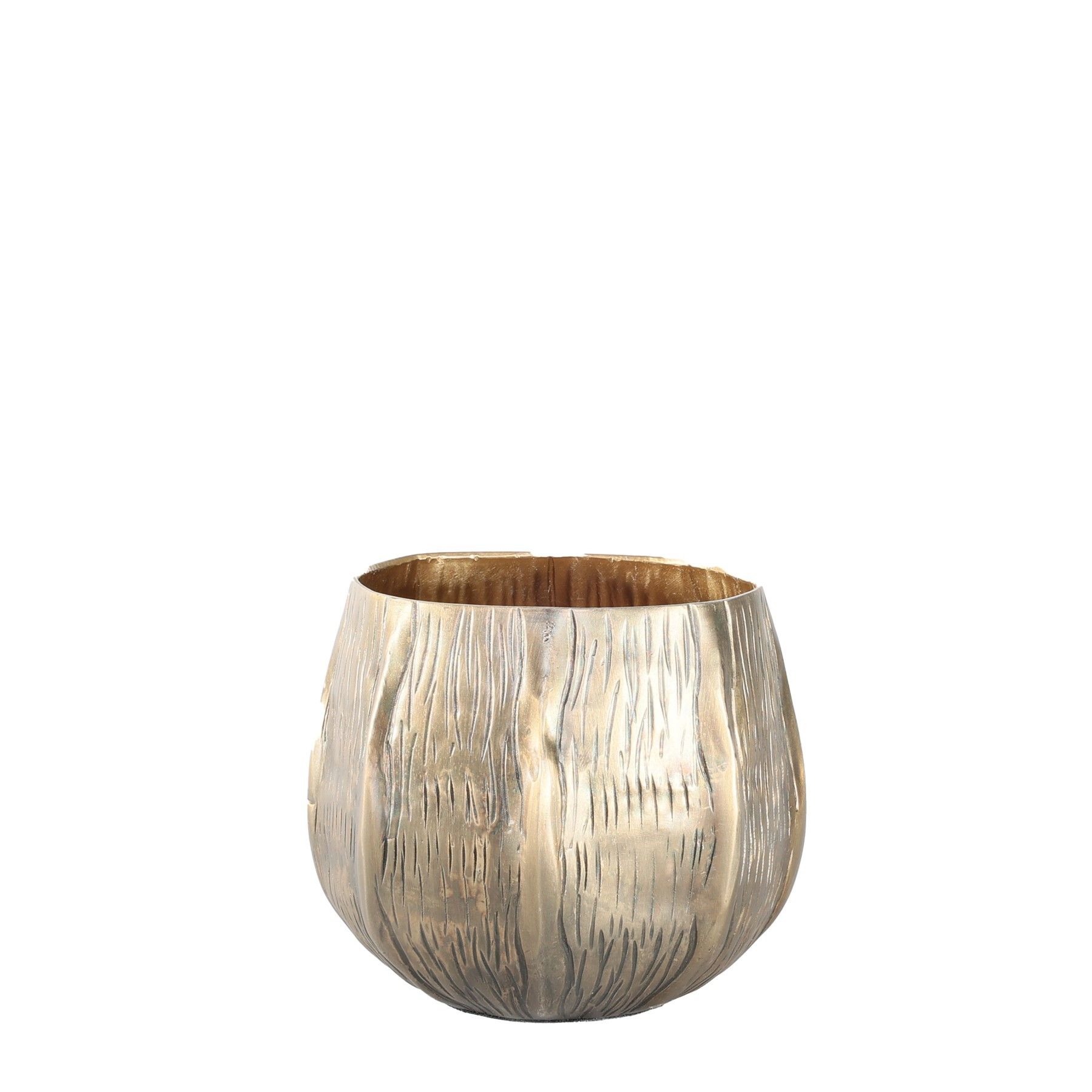 Eros Planter -Antique Gold -Small H9.5 x Dia11cm