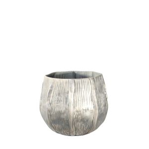 Eros Planter -Antique Silver -Small H9.5 x Dia11cm