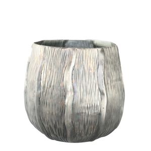 Eros Planter - Antique Silver - Large H15 x Dia 16cm