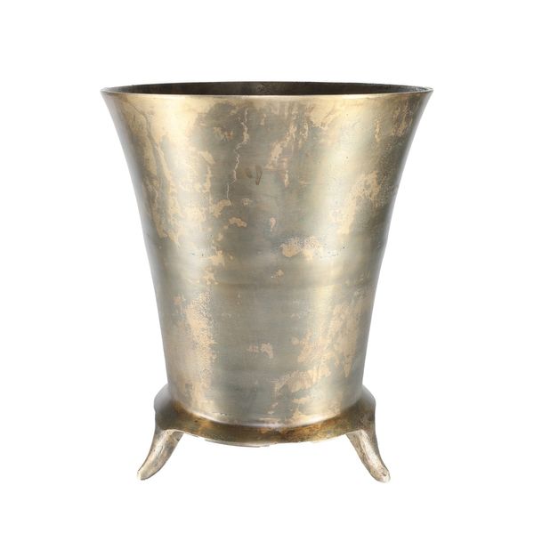 Poseidon Footed Planter - Antique Gold - XLarge - H42 x Dia34.5cm