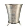Poseidon Footed Planter -  Antique Silver - XLarge - H42 x Dia34.5cm