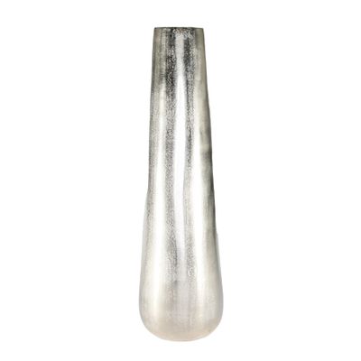 Poseidon Tapered Vase - Silver - Large - H58 x Dia17cm