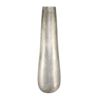 Poseidon Tapered Vase -  Antique Silver - Large - H58 x Dia17cm