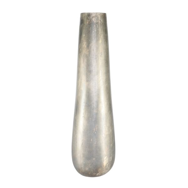 Poseidon Tapered Vase -  Antique Silver - Large - H58 x Dia17cm