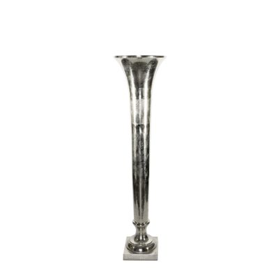 Poseidon Trumpet Vase - Silver - Small - H117 x Dia29cm