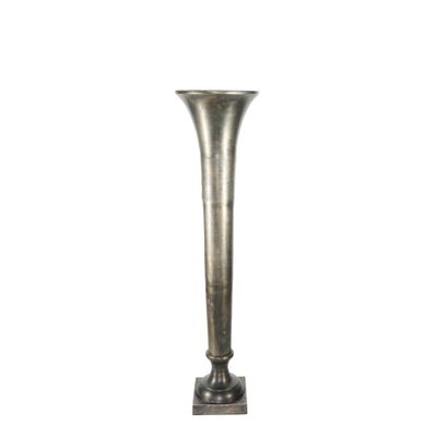 Poseidon Trumpet Vase - Antique Silver - Small - H117 x Dia29cm