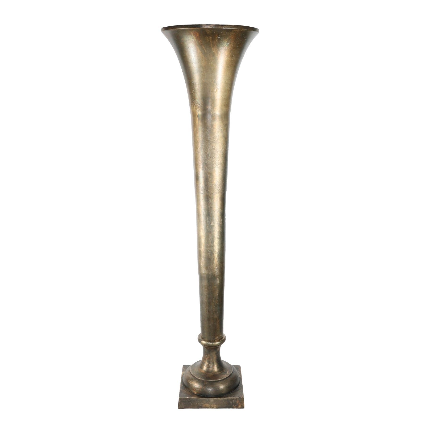 Poseidon Trumpet Vase - Antique Gold - Large - H140 x Dia34cm