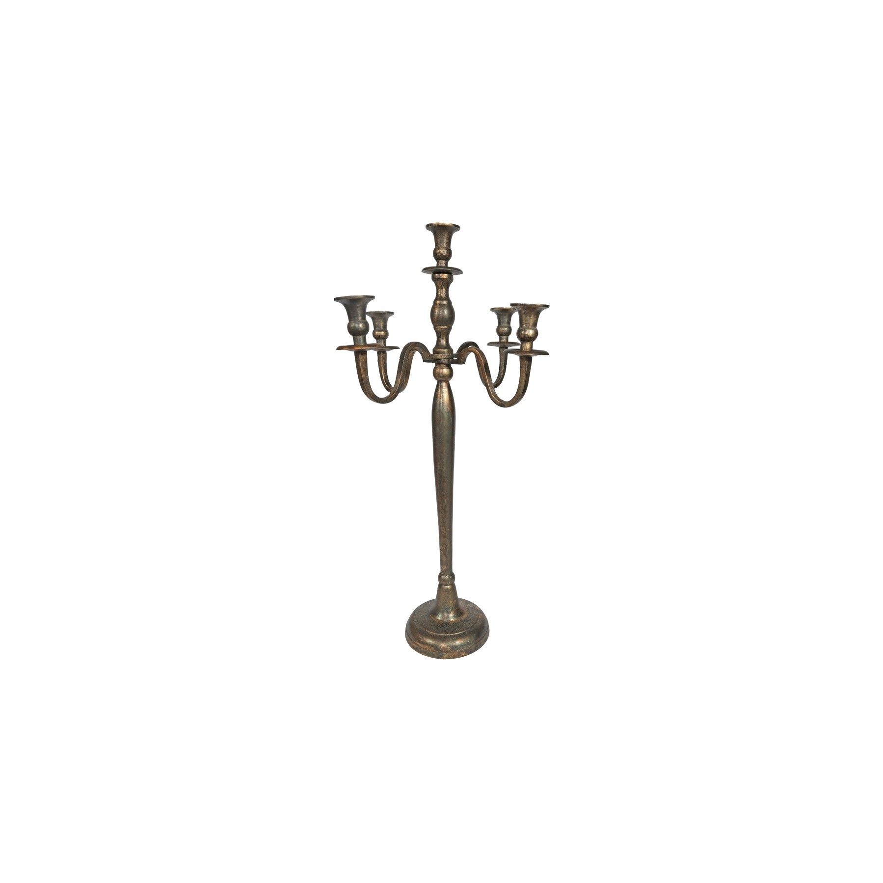 Creation Vogue Candelabra - Antique Gold - H80cm
