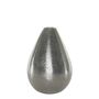 Poseidon Tear Drop Vase - Silver - Small - H17 x Dia12.5cm 