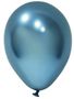 Balonevi Blue Chrome Latex Balloon - 5 inch  - 100pc