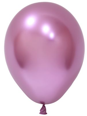 Balonevi Pink Chrome Latex Balloon - 5 inch  - 100pc