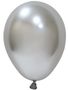 Balonevi Silver Chrome Latex Balloon  - 5 inch  - 100pc