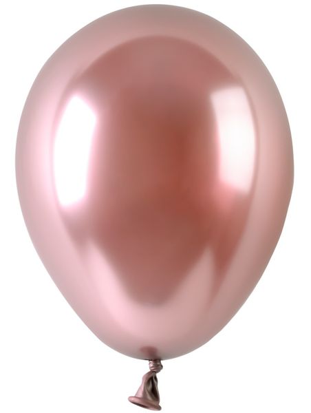 Balonevi Rose Gold Chrome Latex Balloon  - 5 inch  - 100pc