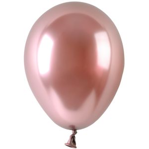 Balonevi Rose Gold Chrome Latex Balloon  - 5 inch  - 100pc