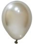 Balonevi White Gold Chrome Latex Balloon  - 5 inch  - 100pc