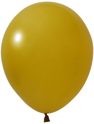 Balonevi Mustard Latex Balloon - 10 inch - 100pc