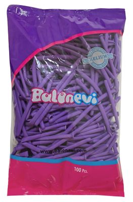 Balonevi Light Violet Modelling Balloon 260 - 100pcs