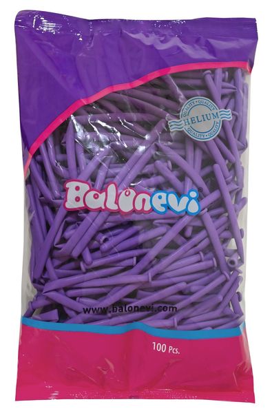 Balonevi Light Violet Modelling Balloon 260 - 100pcs