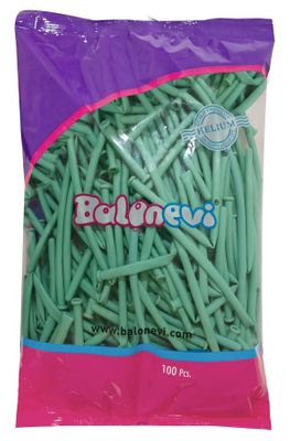 Balonevi Sea Green Modelling Balloon 260 - 100pcs