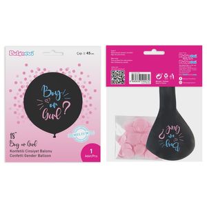Balonevi Gender Reveal Balloon - Girl - 18 Inch
