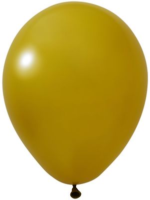Balonevi Mustard Latex Balloon - 12 inch - 100pc