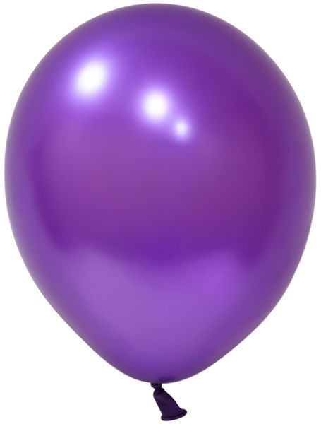 Balonevi Metallic Violet Latex Balloon - 10 inch - 100pc