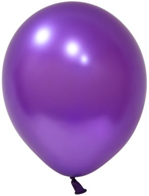 Balonevi Metallic Violet Latex Balloon - 10 inch - 100pc