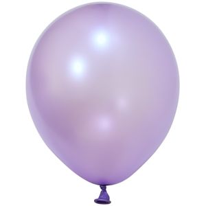 Balonevi Metallic Light Violet Latex Balloon - 10 inch - 100pc