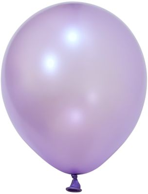 Balonevi Metallic Light Violet Latex Balloon - 10 inch - 100pc