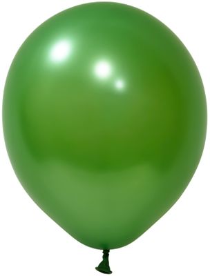 Balonevi Metallic Green Latex Balloon - 10 inch - 100pc
