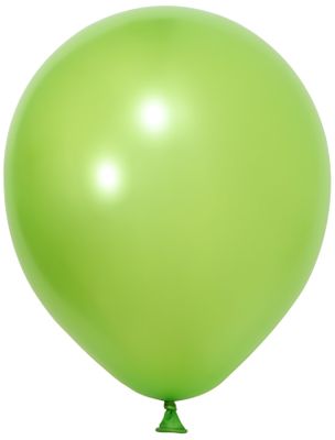 Balonevi Metallic Light Green Latex Balloon - 10 inch - 100pc