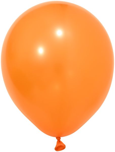 Balonevi Metallic Orange Latex Balloon - 10 inch - 100pc