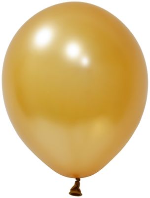 Balonevi Metallic Gold Latex Balloon - 10 inch - 100pc