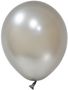 Balonevi Metallic Silver Latex Balloon - 10 inch - 100pc