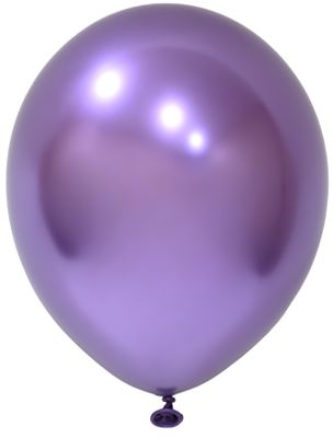 Balonevi Violet Chrome Latex Balloon - 10 inch - 50pc