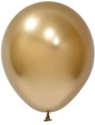 Balonevi Gold Chrome Latex Balloon - 10 inch - 50pc