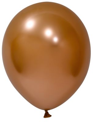 Balonevi Copper Chrome Latex Balloon - 10 inch - 50pc