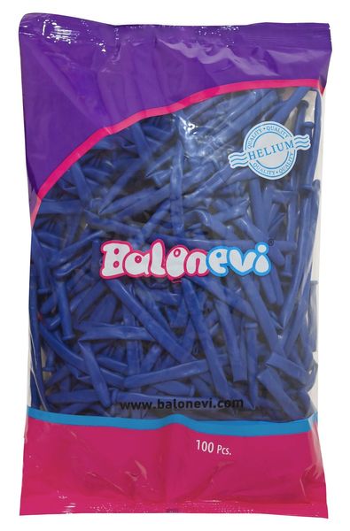 Balonevi Blue Modelling Balloon 260 - 100pcs